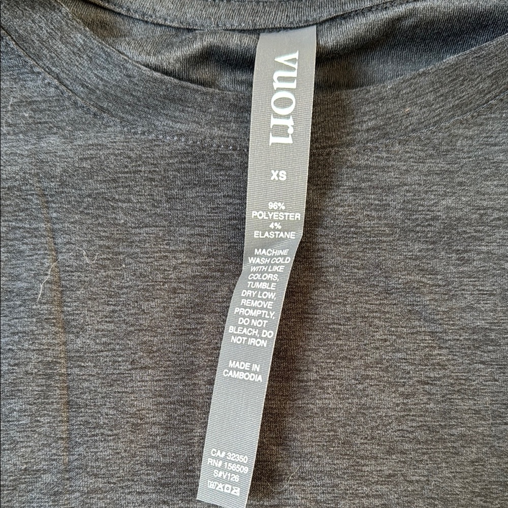 Vuori Heather Gray Tee